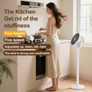 Floor Pedestal Commercial Oscillating Air Circulator Electric Fans High Speed Fan